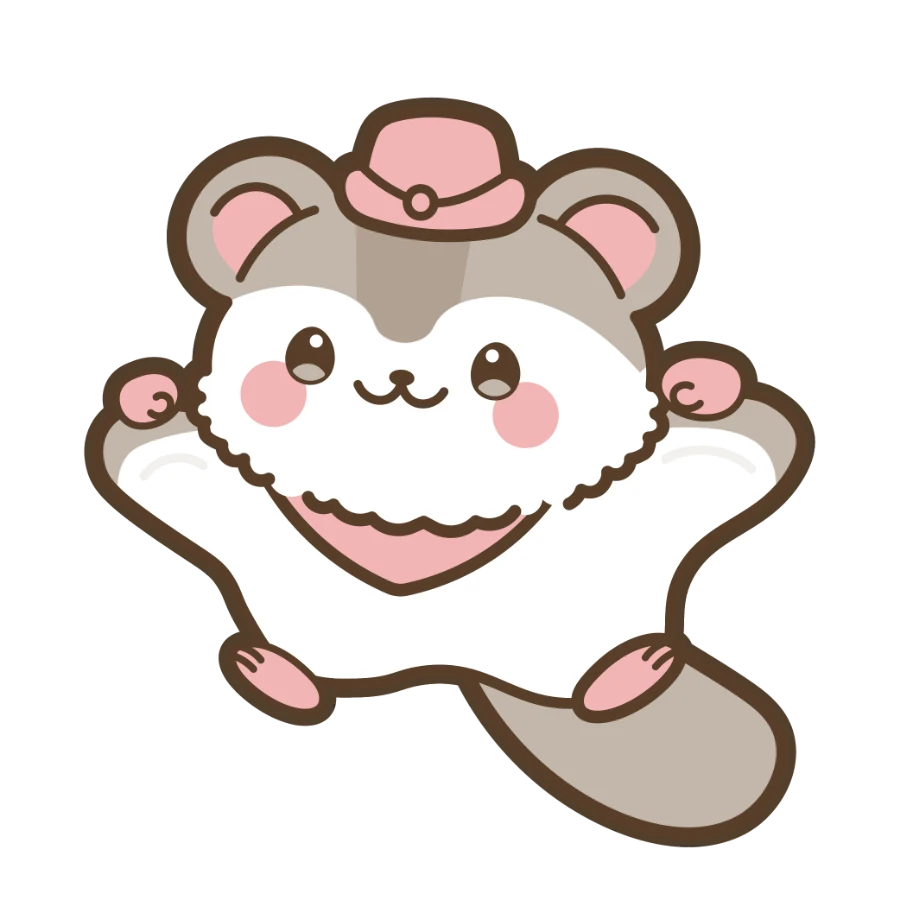 滑空するももんがしゃ